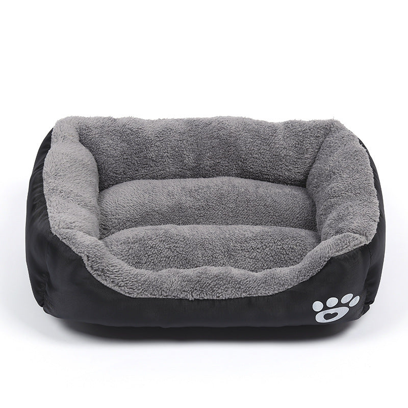 Waterproof Fleece Dog Bed – Soft Cushion