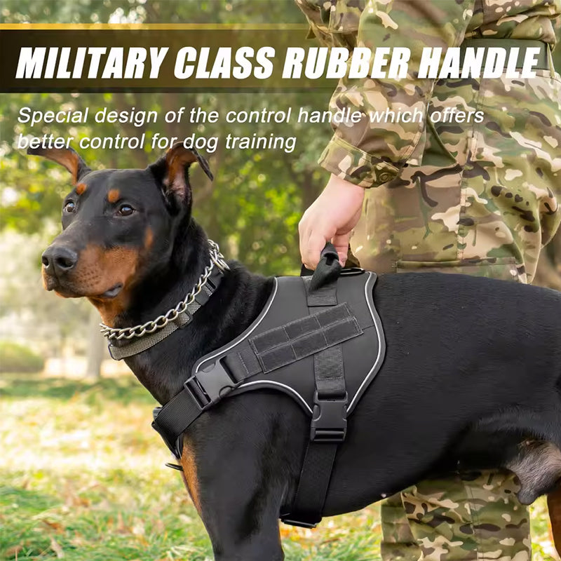 Tactical Dog Harness – Heavy Duty Control Harness