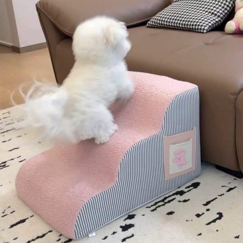 Soft Support Dog Stairs – Foam Steps