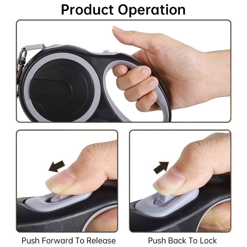Retractable Dog Lead – 5–8M Adjustable Leash