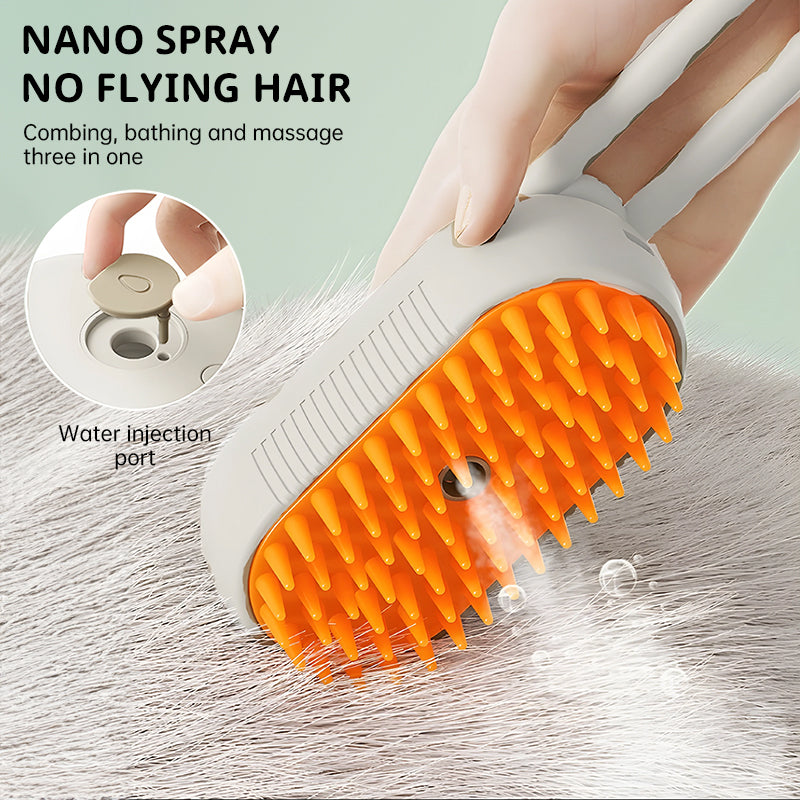 Electric Pet Bath & Massage Brush – Gentle Cleaning Tool