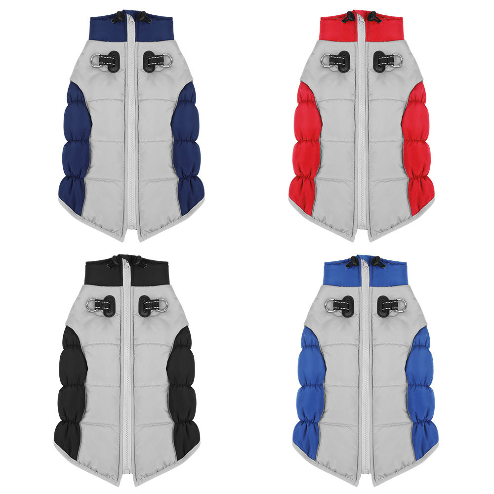 Reflective Winter Dog Puffer Coat – Insulated Warmth