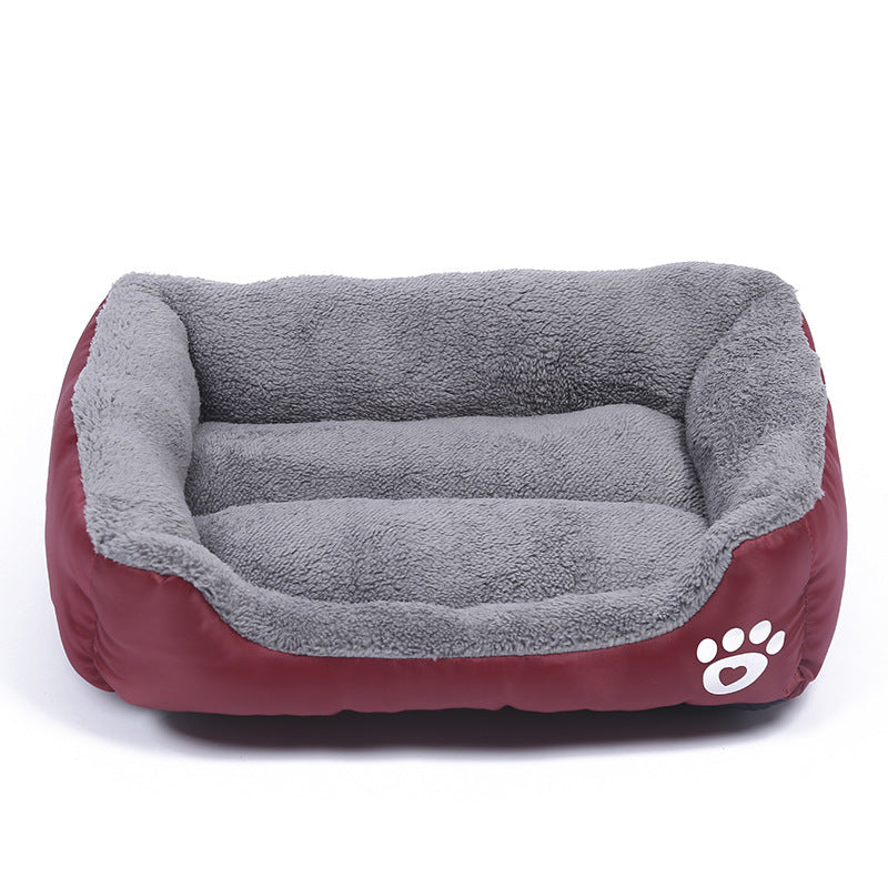 Waterproof Fleece Dog Bed – Soft Cushion
