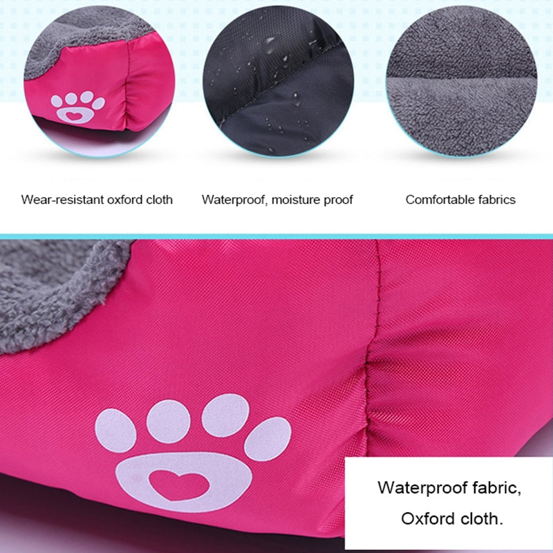 Waterproof Fleece Dog Bed – Soft Cushion