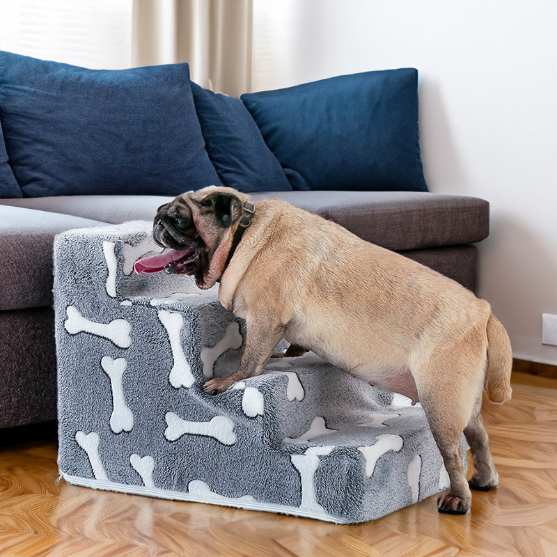 Safety Dog Stairs – Bear & Bone Print