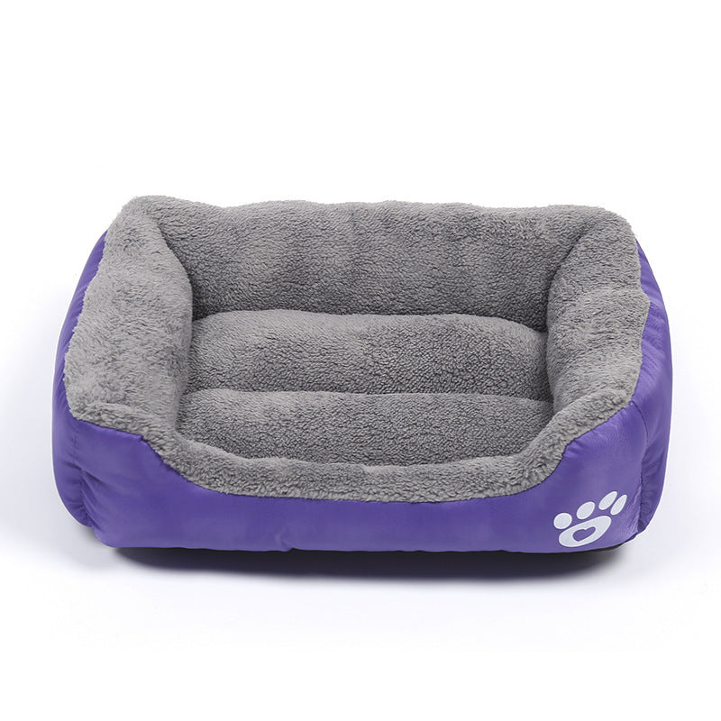 Waterproof Fleece Dog Bed – Soft Cushion