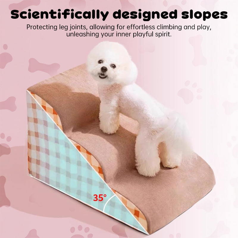 Soft Support Dog Stairs – Foam Steps