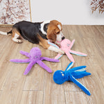 Plush Octopus Dog Toy – Squeaky Chew Toy