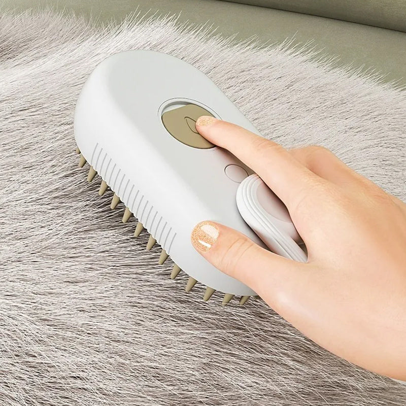Electric Pet Bath & Massage Brush – Gentle Cleaning Tool