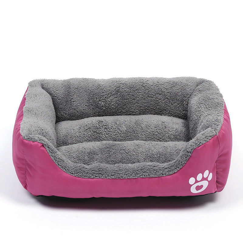Waterproof Fleece Dog Bed – Soft Cushion