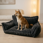 Orthopaedic Dog Sofa Bed – Ribbed Cushion