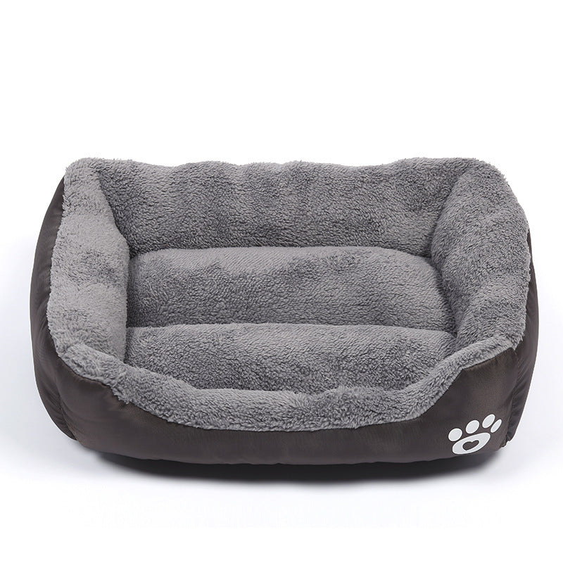 Waterproof Fleece Dog Bed – Soft Cushion