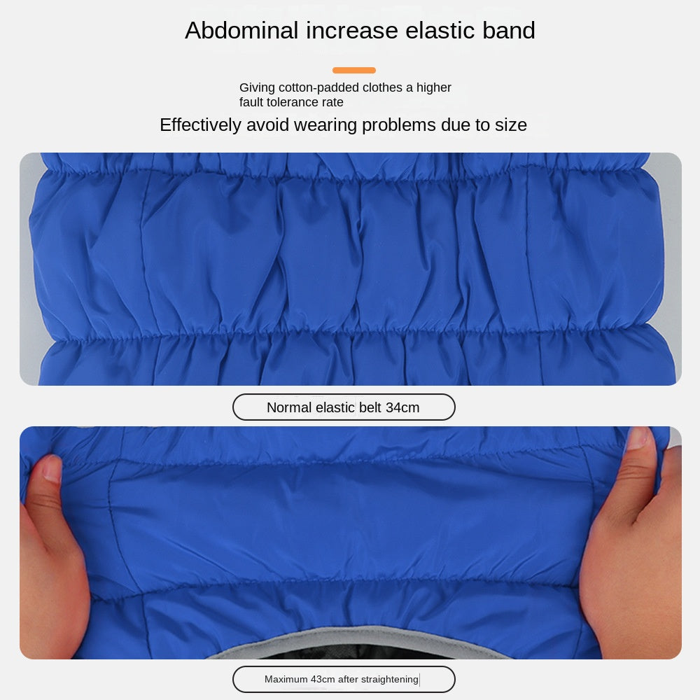 Reflective Winter Dog Puffer Coat – Insulated Warmth