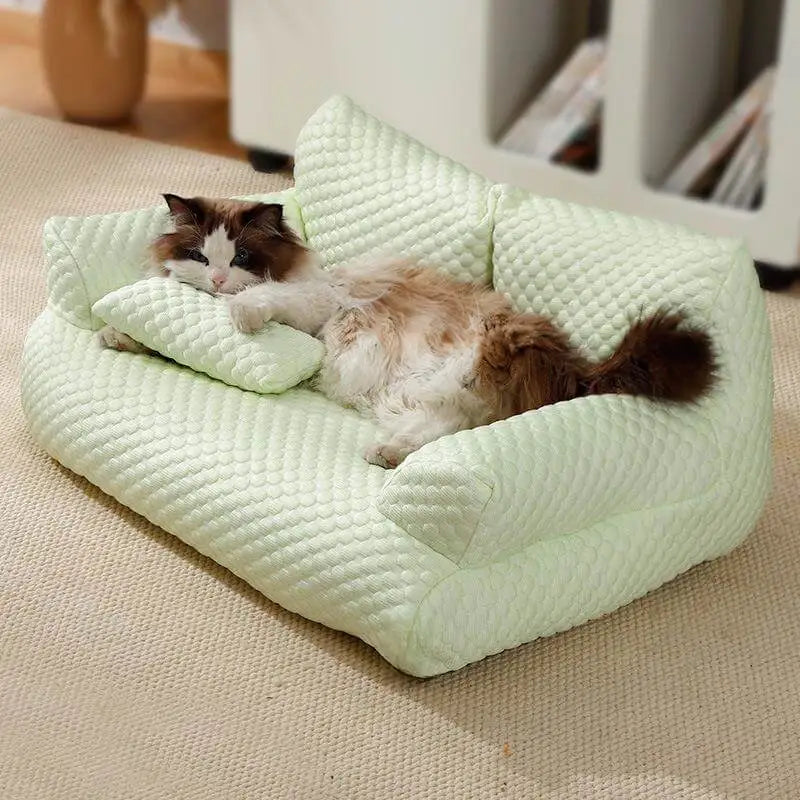 Cooling Dog Sofa Bed – Breathable Cushion