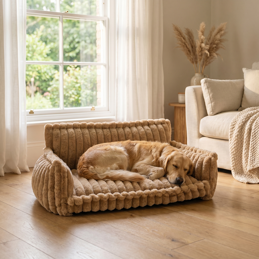 Orthopaedic Dog Sofa Bed – Ribbed Cushion