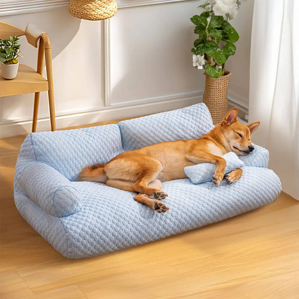 Cooling Dog Sofa Bed – Breathable Cushion