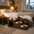 Foldable Dog Stairs – Hidden Storage & Bed