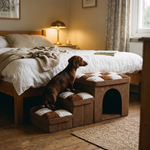 Foldable Dog Stairs – Hidden Storage