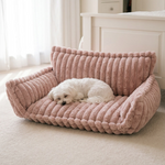 Orthopaedic Dog Sofa Bed – Ribbed Cushion