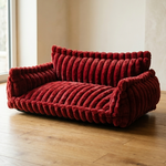 Orthopaedic Dog Sofa Bed – Ribbed Cushion