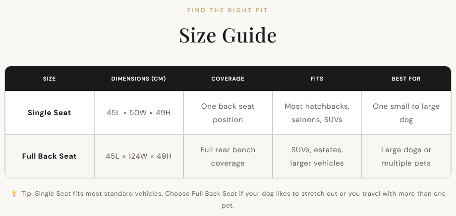 Size guide