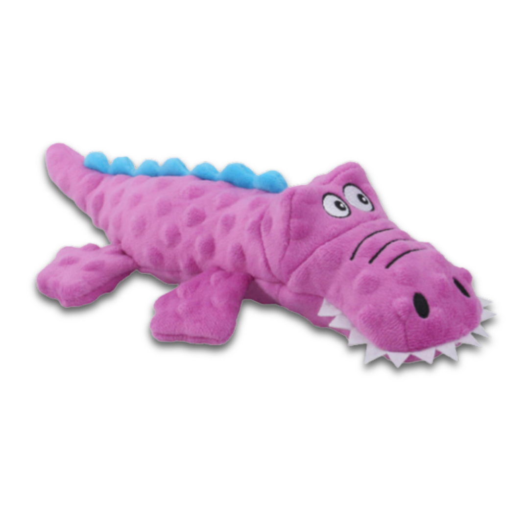Plush Alligator Dog Toy – Interactive Chew Toy