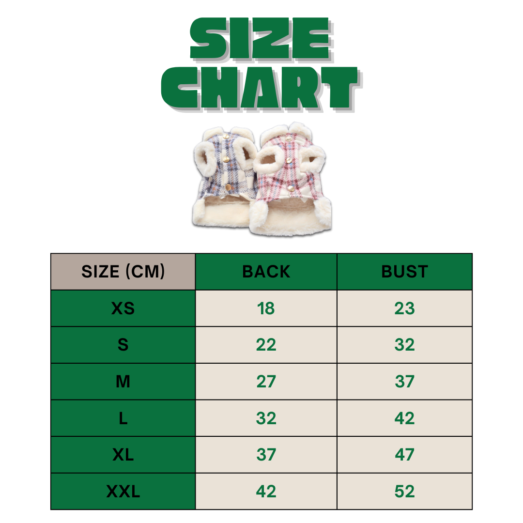 Warm Fluffy Dog Vest – Winter Jacket