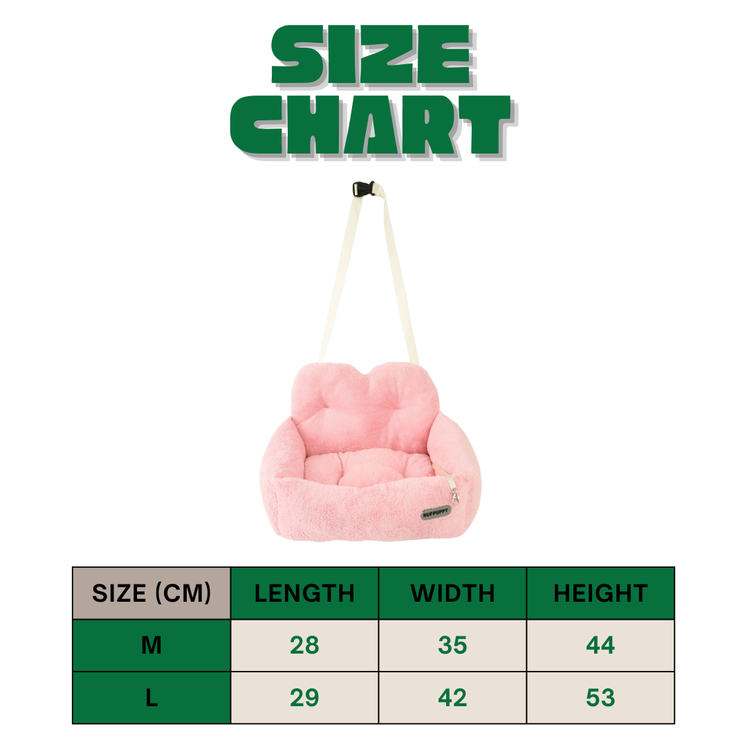 Foldable Dog Car Seat Hammock – Travel Bed