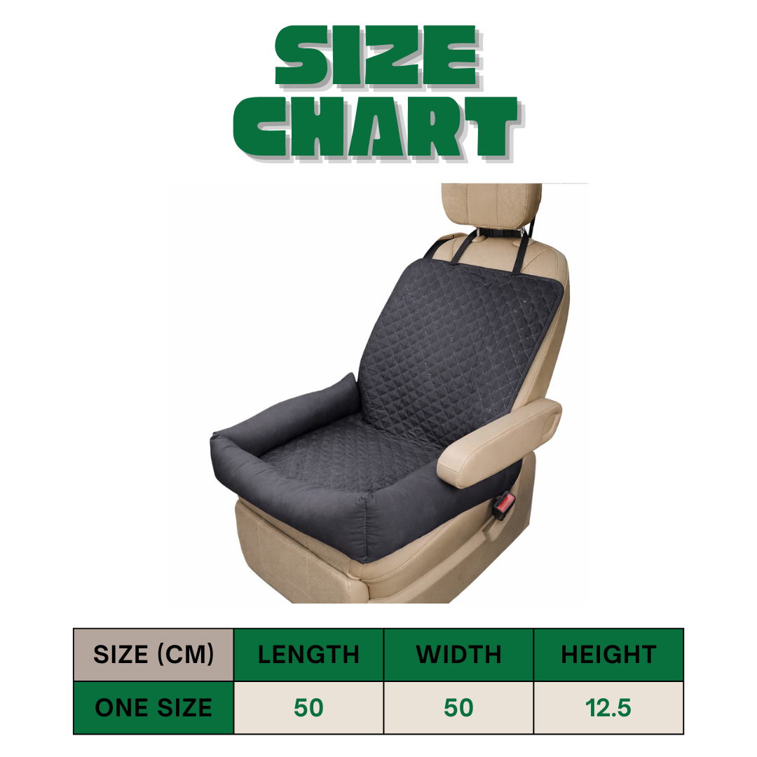 Waterproof Dog Car Seat Cover – Quilted Padding