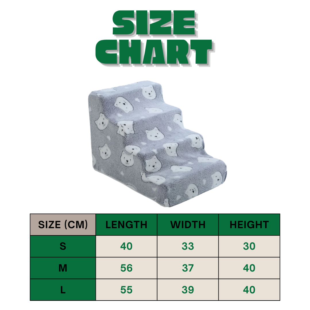 Safety Dog Stairs – Bear & Bone Print