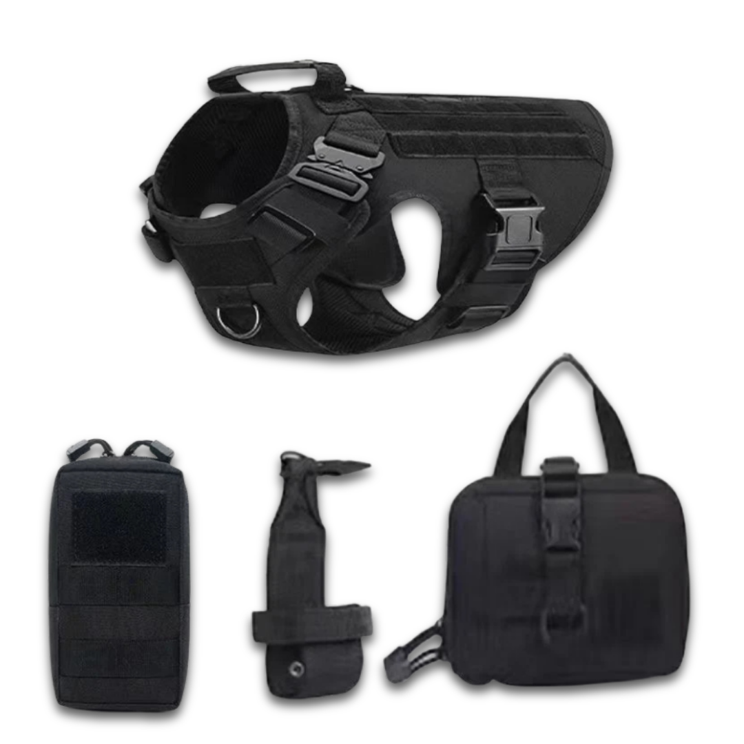 Tactical Dog Harness Set – 4 / 6 Piece Training Kit