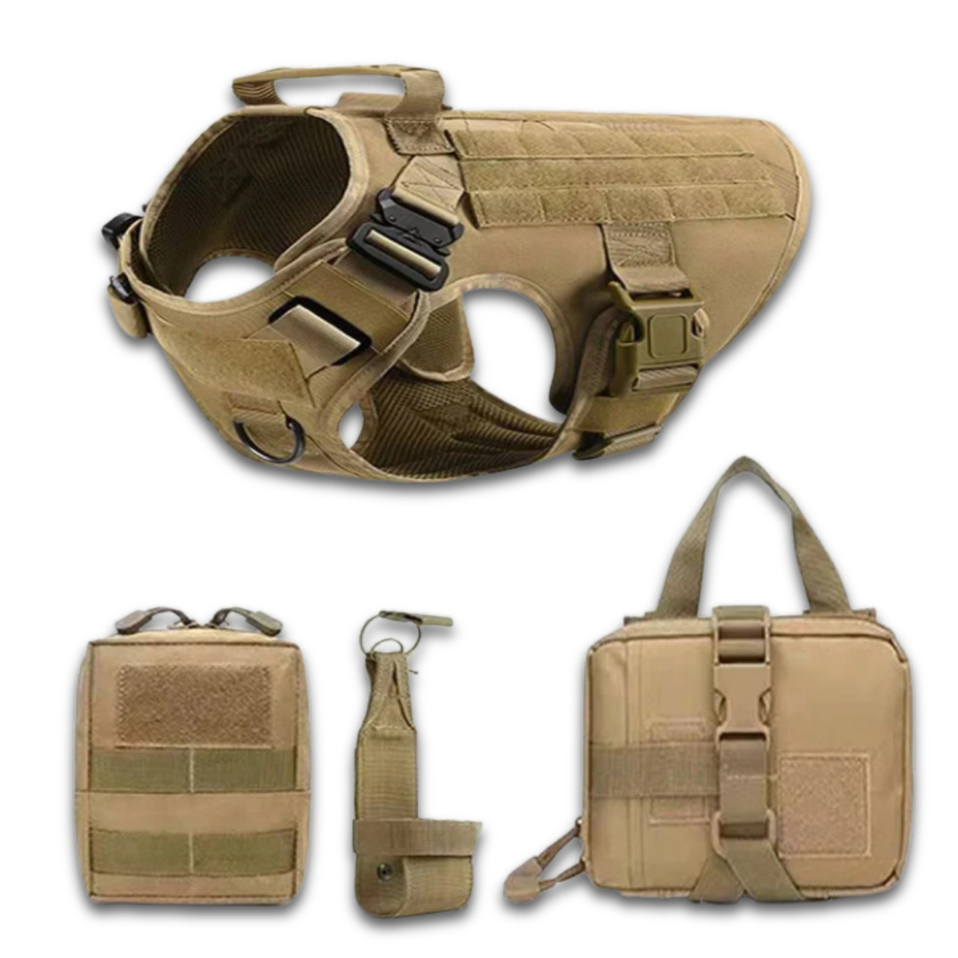 Tactical Dog Harness Set – 4 / 6 Piece Training Kit