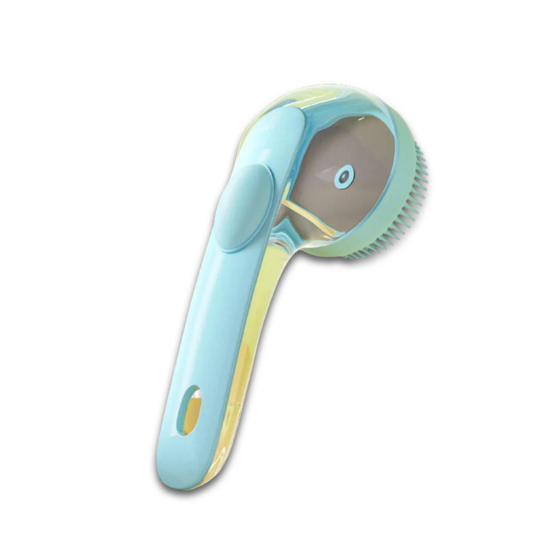 Silicone Pet Bath Brush – Soft Massage Cleaner