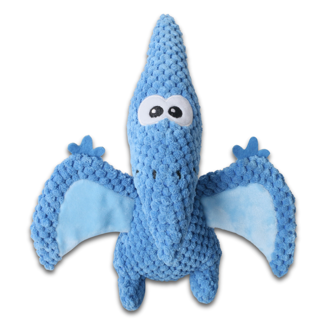 Plush Pterosaur Dog Toy – Squeaky Chew Toy