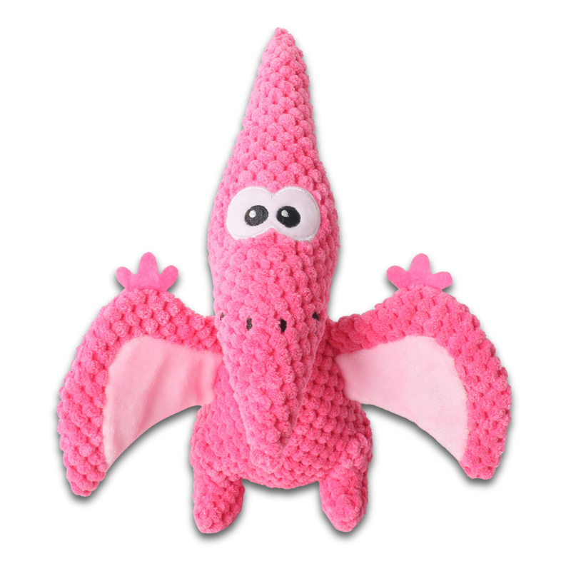 Plush Pterosaur Dog Toy – Squeaky Chew Toy