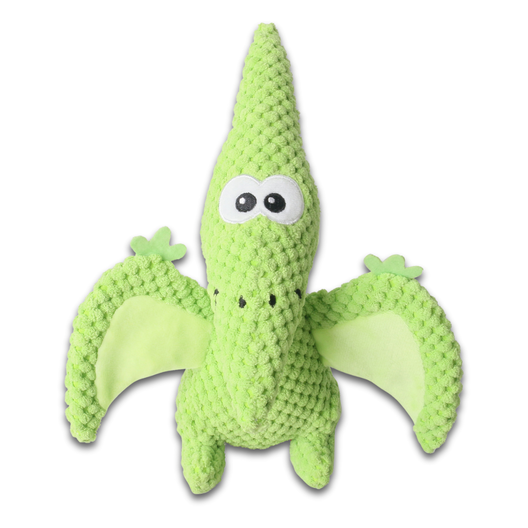 Plush Pterosaur Dog Toy – Squeaky Chew Toy