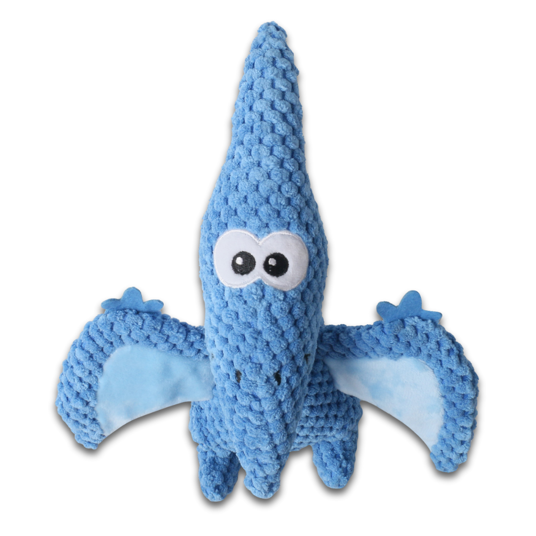 Plush Pterosaur Dog Toy – Squeaky Chew Toy
