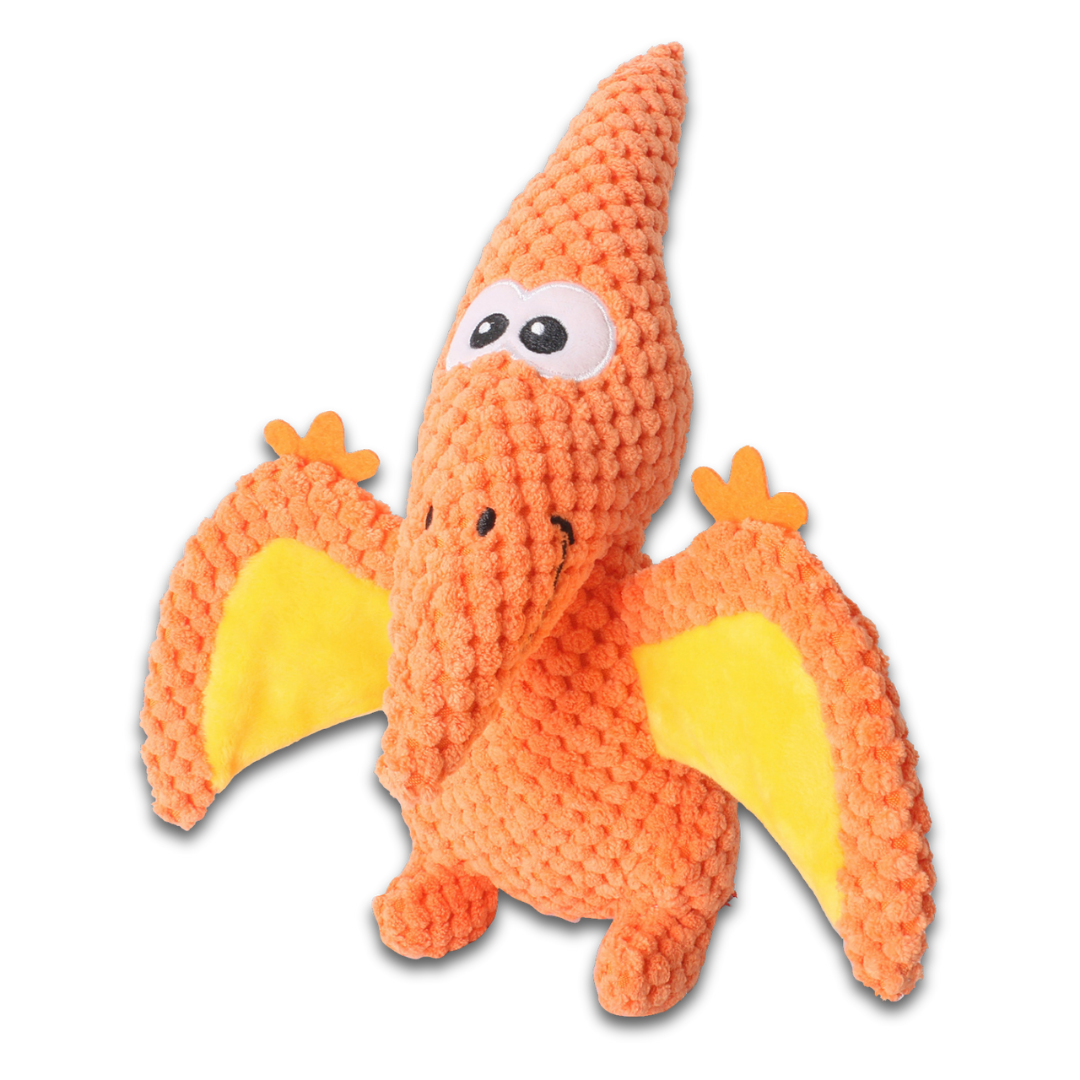 Plush Pterosaur Dog Toy – Squeaky Chew Toy