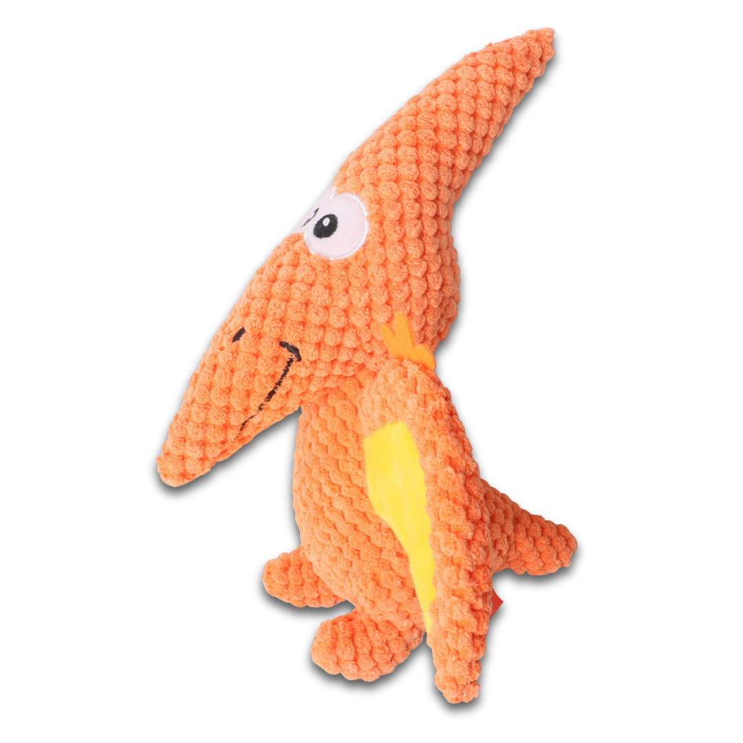 Plush Pterosaur Dog Toy – Squeaky Chew Toy