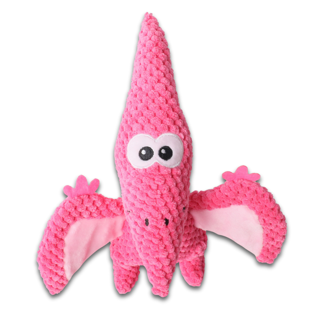 Plush Pterosaur Dog Toy – Squeaky Chew Toy