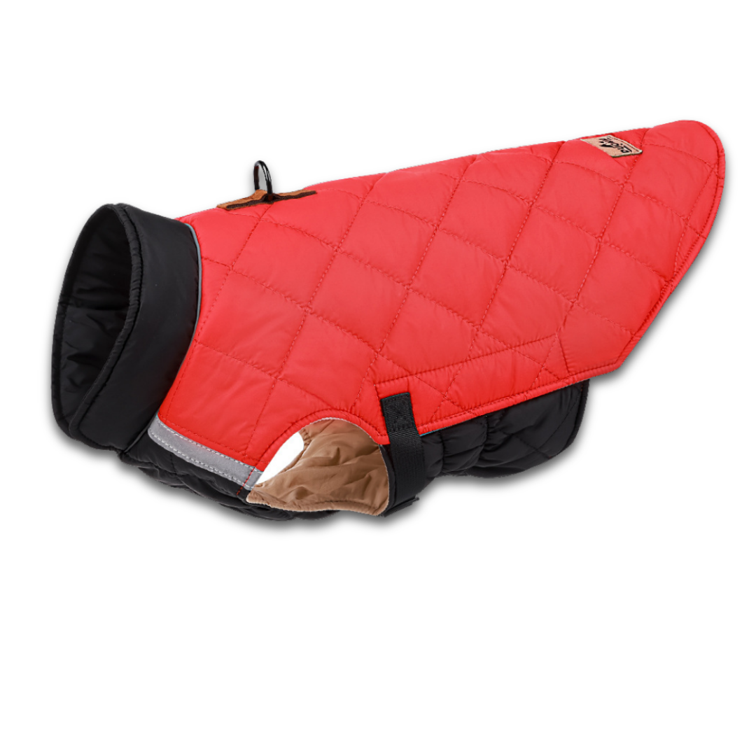 Reflective Quilted Dog Coat – Winter Warmth