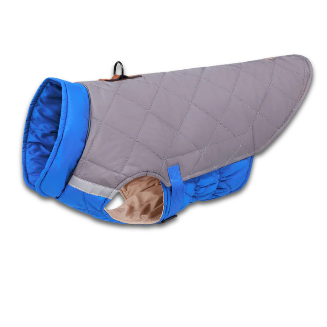 Reflective Quilted Dog Coat – Winter Warmth