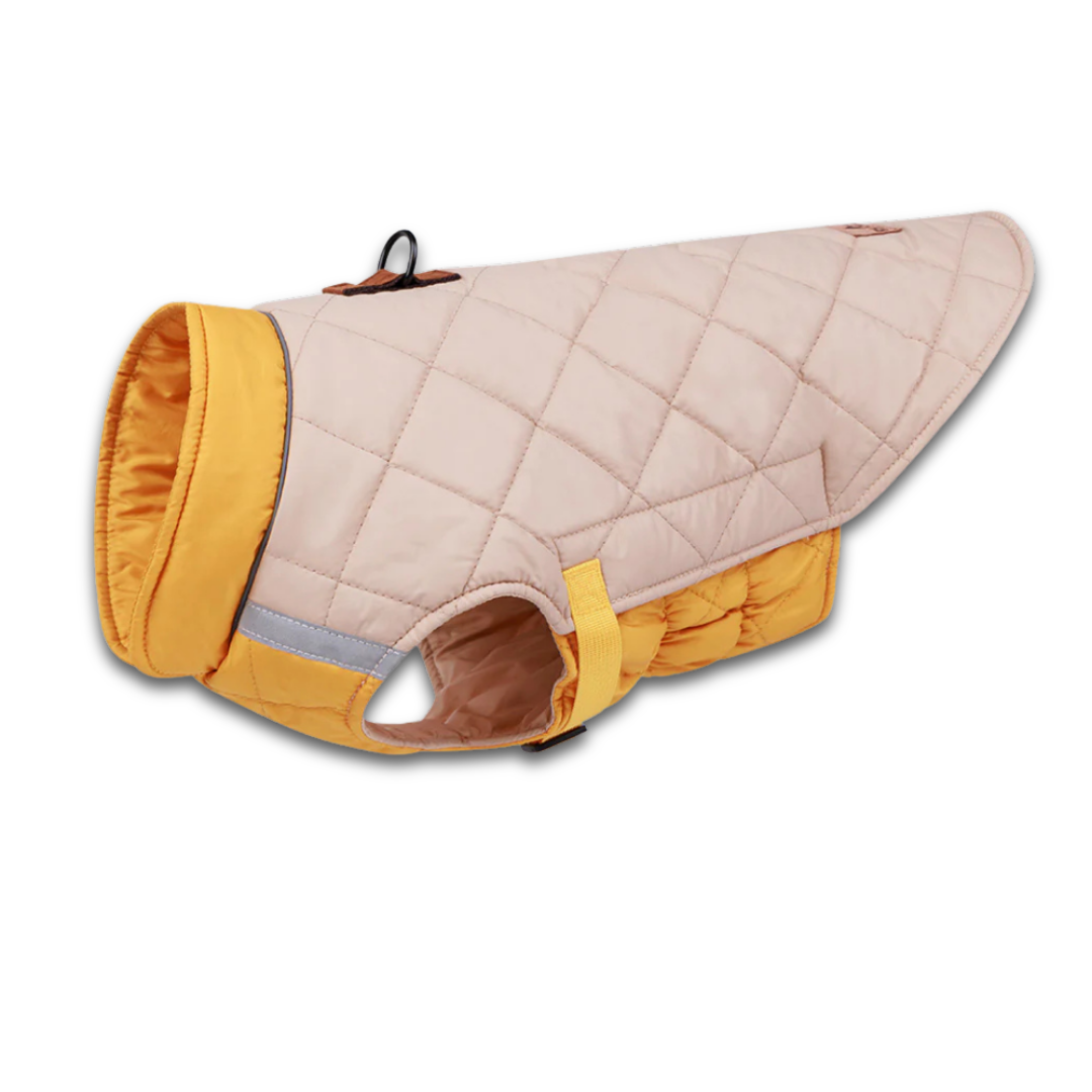 Reflective Quilted Dog Coat – Winter Warmth