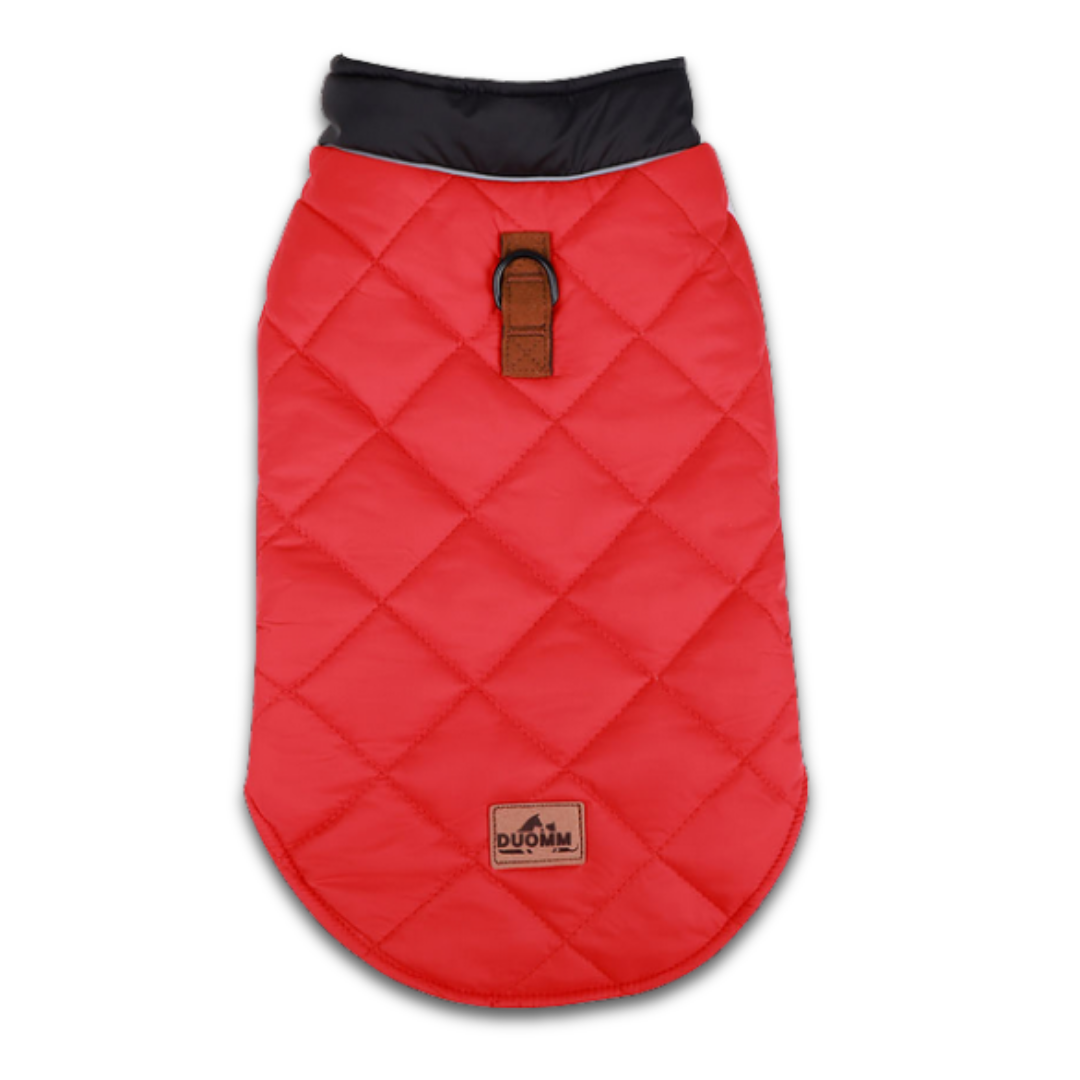 Reflective Quilted Dog Coat – Winter Warmth