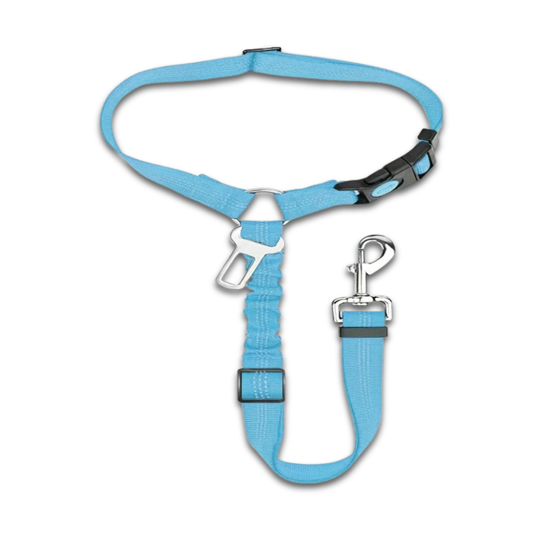 3-In-1 Dog Car Seat Belt – Shock Absorbing Safety Lead