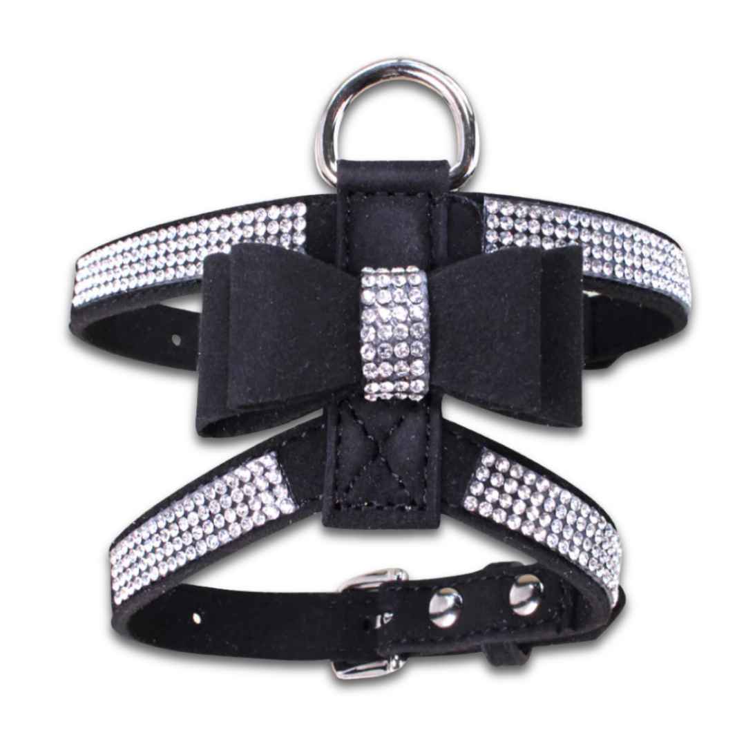 Rhinestone Bow Dog Harness – Sparkling Walking Harness