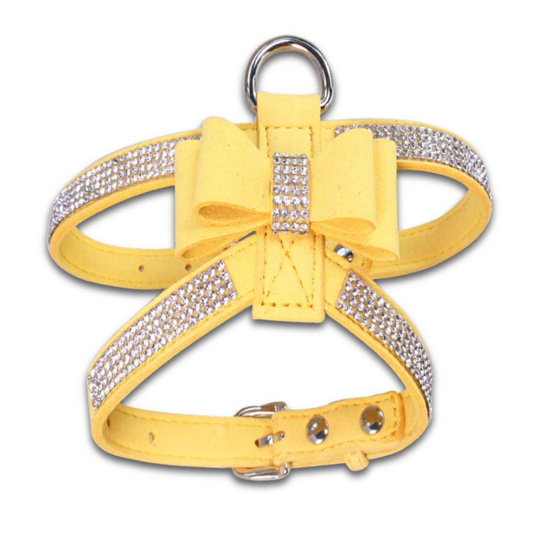 Rhinestone Bow Dog Harness – Sparkling Walking Harness
