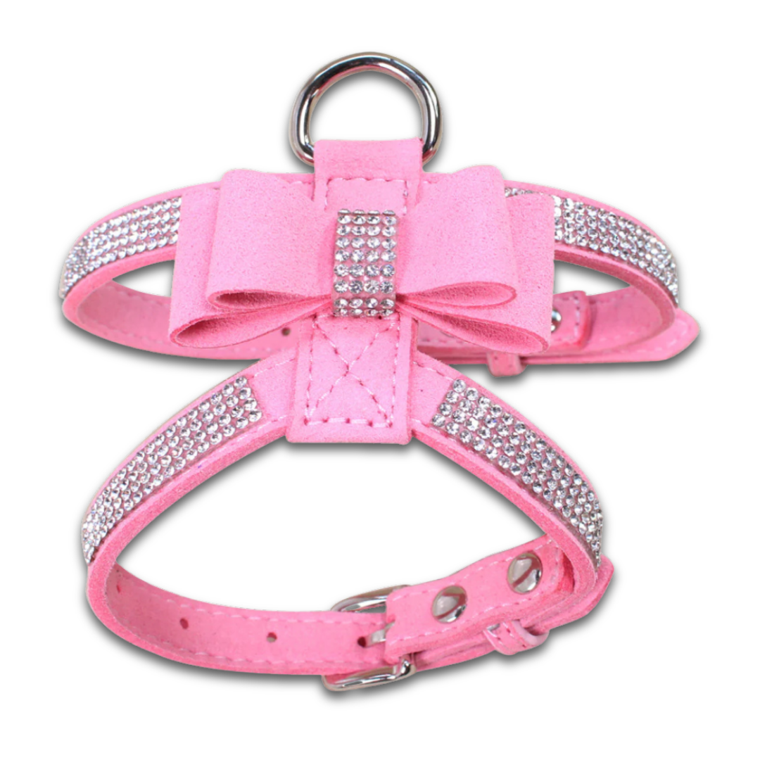Rhinestone Bow Dog Harness – Sparkling Walking Harness
