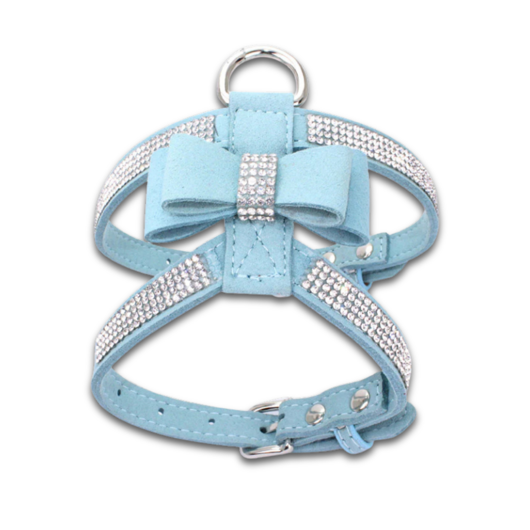 Rhinestone Bow Dog Harness – Sparkling Walking Harness