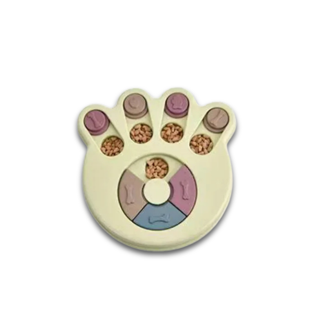 Interactive Slow Feeder Dog Bowl – Puzzle Feeding Toy